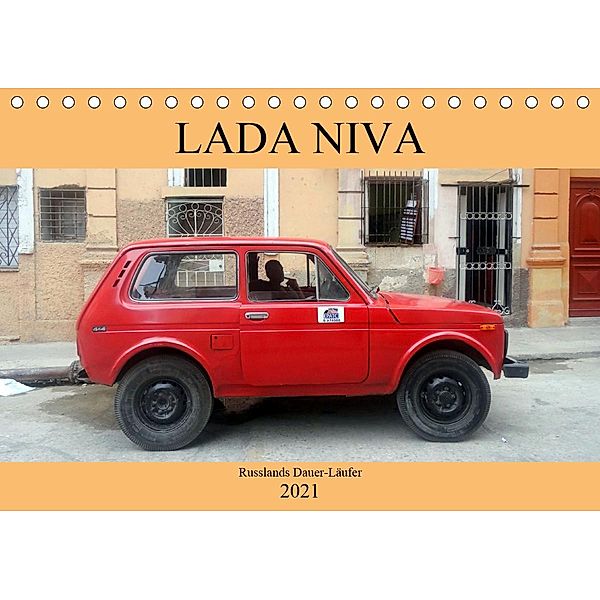 LADA NIVA - Russlands Dauer-Läufer (Tischkalender 2021 DIN A5 quer), Henning von Löwis of Menar, Henning von Löwis of Menar