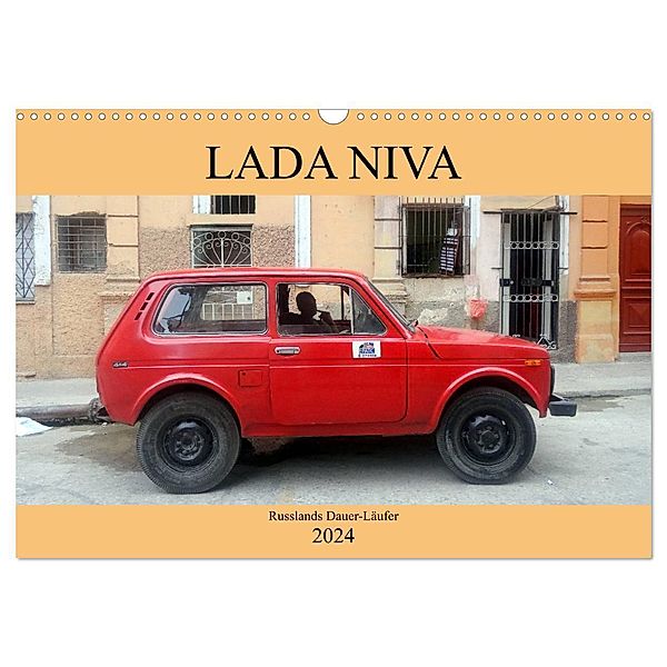 LADA NIVA - Russlands Dauer-Läufer (Wandkalender 2024 DIN A3 quer), CALVENDO Monatskalender, Henning von Löwis of Menar
