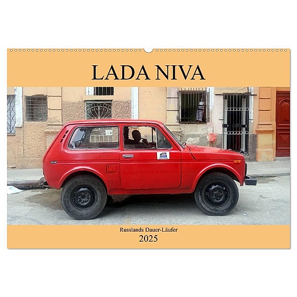LADA NIVA - Russlands Dauer-Läufer (Wandkalender 2025 DIN A2 quer), CALVENDO Monatskalender, Calvendo, Henning von Löwis of Menar