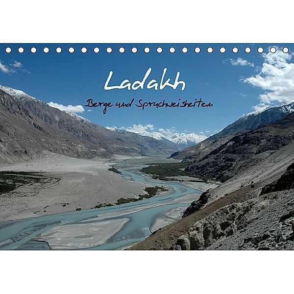 Ladakh, Berge und Spruchweisheiten (Tischkalender 2018 DIN A5 quer), Angelika Beuck
