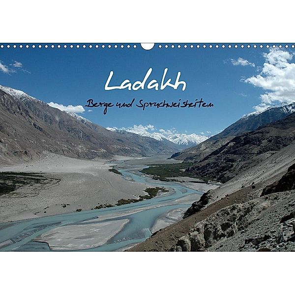 Ladakh, Berge und Spruchweisheiten (Wandkalender 2020 DIN A3 quer), Angelika Beuck
