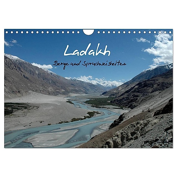 Ladakh, Berge und Spruchweisheiten (Wandkalender 2024 DIN A4 quer), CALVENDO Monatskalender, Angelika und Joachim Beuck