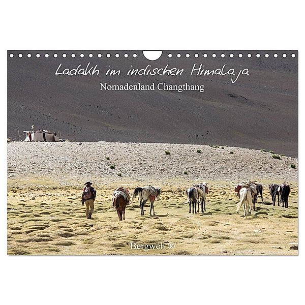 Ladakh im indischen Himalaja - Nomadenland Changthang - Bergweh ® (Wandkalender 2024 DIN A4 quer), CALVENDO Monatskalender, Barbara Esser