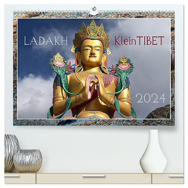 Ladakh - KleinTibet (hochwertiger Premium Wandkalender 2024 DIN A2 quer), Kunstdruck in Hochglanz, Manfred Bergermann