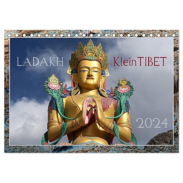 Ladakh - KleinTibet (Tischkalender 2024 DIN A5 quer), CALVENDO Monatskalender, Manfred Bergermann