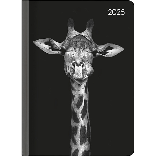Lady Journal Midi Wild Life Art 2025 - Taschen-Kalender 12x17 cm - Tropfen - mit Mattfolie - Notiz-Buch - Weekly - 192 Seiten - Alpha Edition