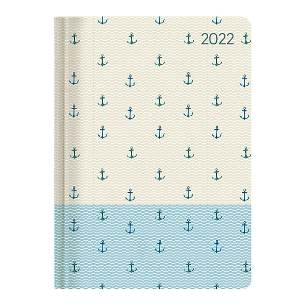 Ladytimer Anchor 2022 - Anker - Taschenkalender A6 (10,7x15,2 cm) - Weekly - 192 Seiten - Notiz-Buch - Termin-Planer - Alpha Edition