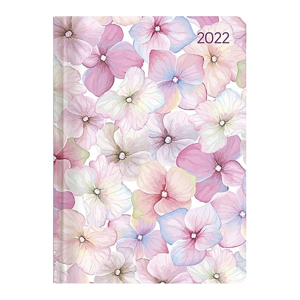 Ladytimer Blossoms 2022 - Blüte - Taschenkalender A6 (10,7x15,2 cm) - Weekly - 192 Seiten - Notiz-Buch - Termin-Planer -