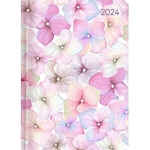 Ladytimer Blossoms 2024 - Blüte - Taschenkalender A6 (10,7x15,2 cm) - Weekly - 192 Seiten - Notiz-Buch - Termin-Planer - Alpha Edition