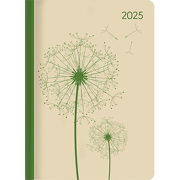 Ladytimer Blowballs 2025 - Pusteblume - Taschenkalender A6 (10,7x15,2 cm) - Weekly - 192 Seiten - Notiz-Buch - Termin-Planer