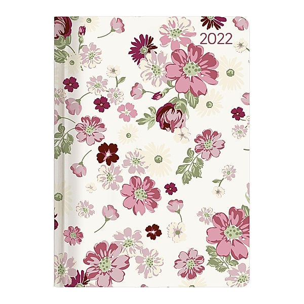 Ladytimer Flower Love 2022 - Blume - Taschenkalender A6 (10,7x15,2 cm) - Weekly - 192 Seiten - Notiz-Buch - Termin-Plane