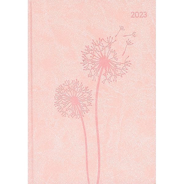 Ladytimer Grande Deluxe Salmon 2023 - Taschen-Kalender A5 (15x21 cm) - Tucson Einband - mit Motivprägung - Weekly - 128