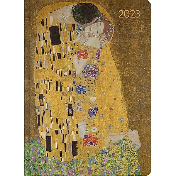 Ladytimer Klimt 2023 - Taschenkalender A6 (10,7x15,2 cm) - Weekly - 192 Seiten - Notiz-Buch - Termin-Planer - Alpha Edit