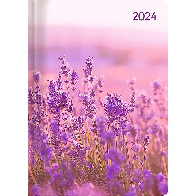 Ladytimer Lavender 2024 - Blume - Taschenkalender A6 - Weekly - 192 Seiten  - Notiz-Buch - Termin-Planer - Alpha Edition online kaufen - Orbisana