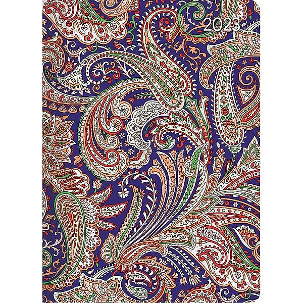 Ladytimer Paisley 2023 - Taschenkalender A6 (10,7x15,2 cm) - Weekly - 192 Seiten - Notiz-Buch - Termin-Planer - Alpha Ed