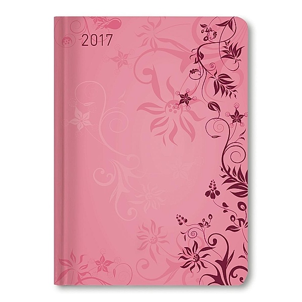 Ladytimer Pink Flowers 2017 - A6, ALPHA EDITION