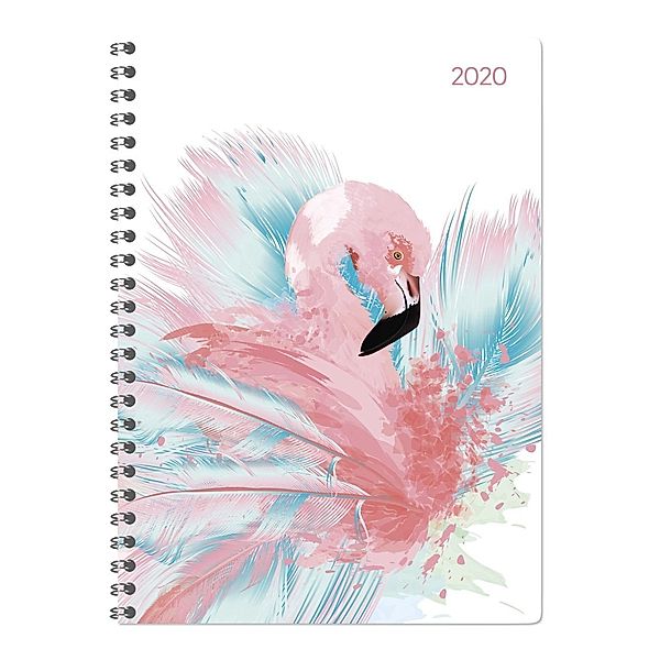 Ladytimer Ringbuch Flamingo 2020, ALPHA EDITION