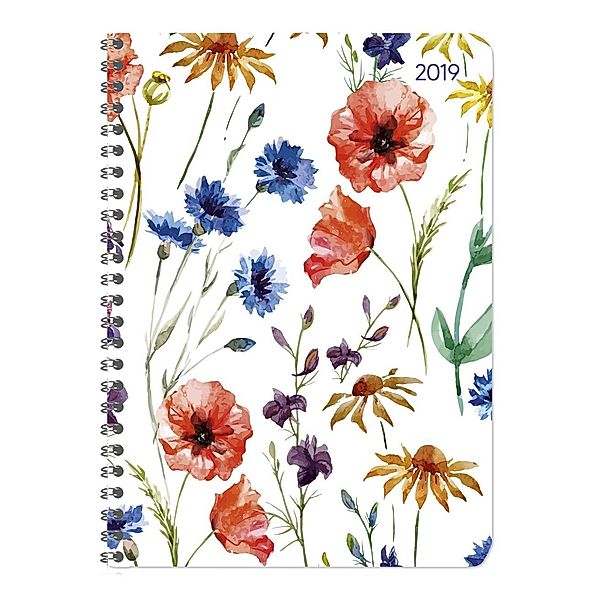 Ladytimer Ringbuch Flowers 2019, ALPHA EDITION