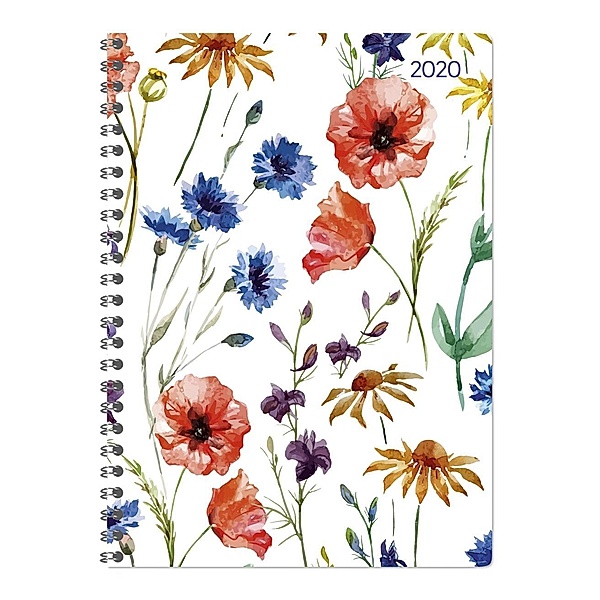 Ladytimer Ringbuch Flowers 2020, ALPHA EDITION