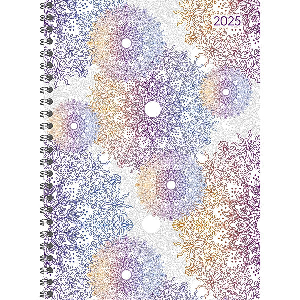 Ladytimer Ringbuch Hummingbird 2025 - Taschen-Kalender A5 (15x21 cm) - Schüler-Kalender - Weekly - Ringbindung - 128 Seiten - Alpha Edition