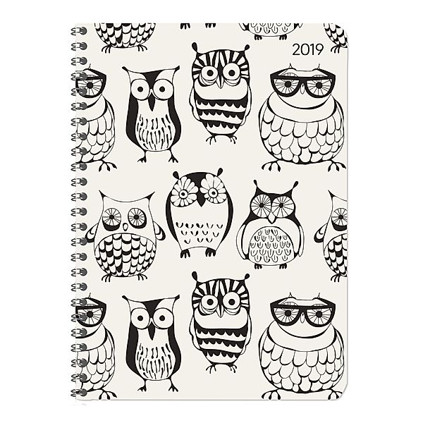 Ladytimer Ringbuch Owls 2019, ALPHA EDITION