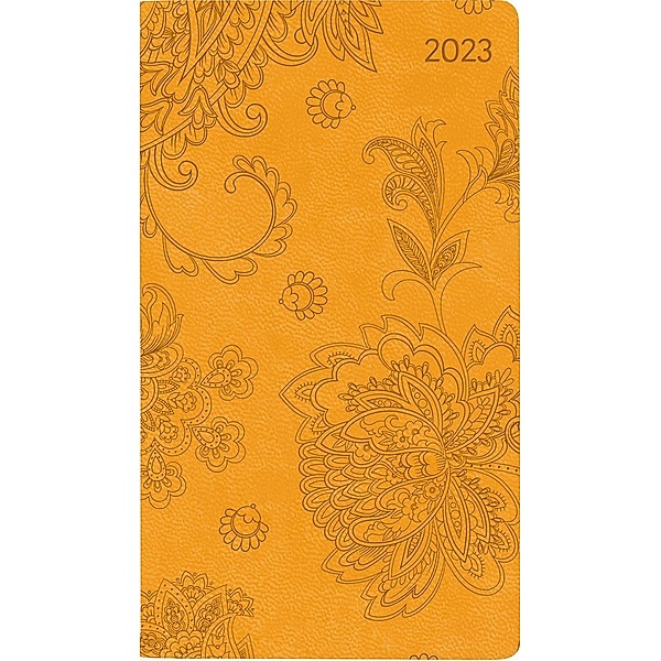 Ladytimer Slim Deluxe Honey 2023 - Taschen-Kalender 9x15,6 cm - Tucson Einband - mit Motivprägung - Weekly - 128 Seiten