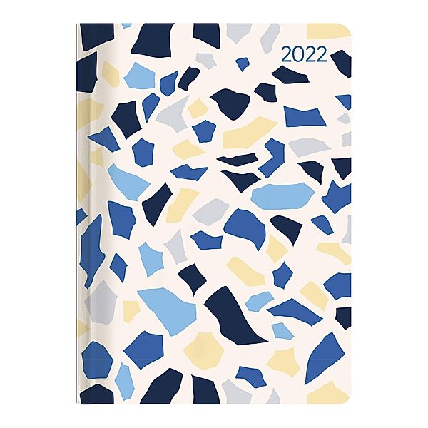 Ladytimer Terrazzo 2022 - Taschenkalender A6 (10,7x15,2 cm) - Weekly - 192 Seiten - Notiz-Buch - Termin-Planer - Alpha E