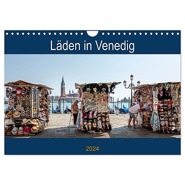 Läden in Venedig (Wandkalender 2024 DIN A4 quer), CALVENDO Monatskalender, Harald Neuner