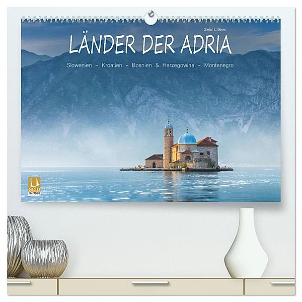 Länder der Adria (hochwertiger Premium Wandkalender 2024 DIN A2 quer), Kunstdruck in Hochglanz, Stefan L. Beyer