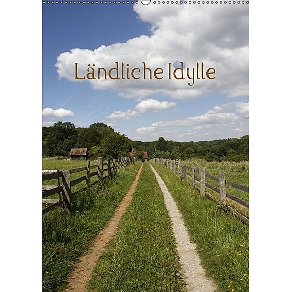 Ländliche Idylle (Wandkalender 2018 DIN A2 hoch), Antje Lindert-Rottke