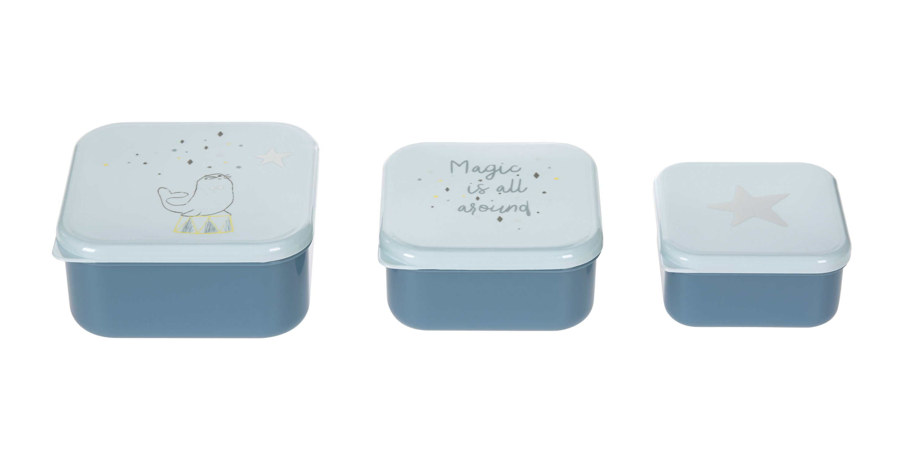 Lässig Lunchboxen-Set More Magic Seal, 3-teilig, blau kaufen