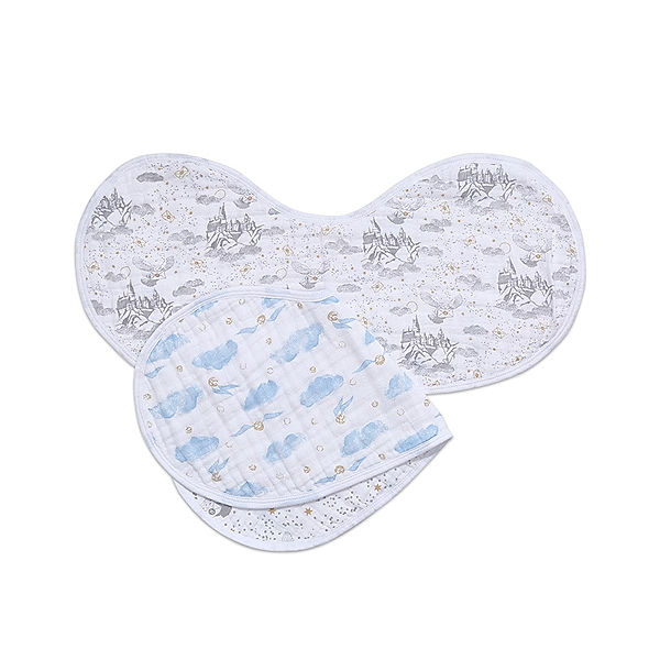 aden + anais Lätzchen BURPY BIB – HARRY POTTER™ ICONIC 2er-Set in weiss