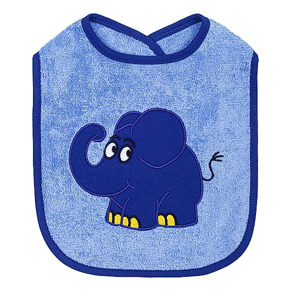 Smithy Lätzchen ELEFANT in blau