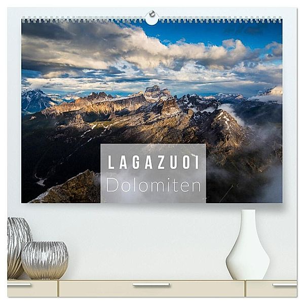 Lagazuoi Dolomiten (hochwertiger Premium Wandkalender 2025 DIN A2 quer), Kunstdruck in Hochglanz, Calvendo, Mikolaj Gospodarek