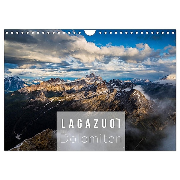 Lagazuoi Dolomiten (Wandkalender 2024 DIN A4 quer), CALVENDO Monatskalender, Mikolaj Gospodarek