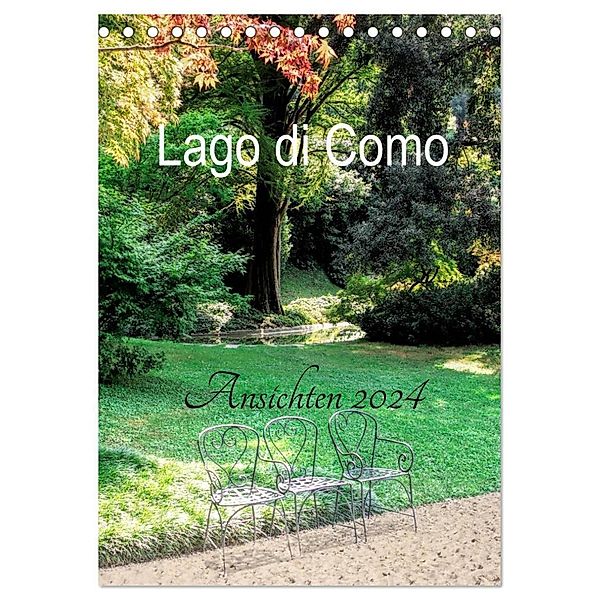 Lago di Como Ansichten 2024 (Tischkalender 2024 DIN A5 hoch), CALVENDO Monatskalender, Christian Hennings