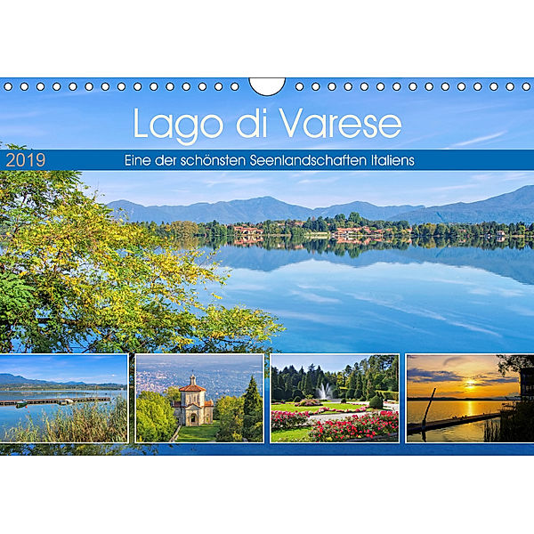 Lago di Varese - Eine der schönsten Seenlandschaften Italiens (Wandkalender 2019 DIN A4 quer), LianeM