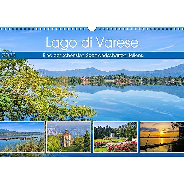 Lago di Varese - Eine der schönsten Seenlandschaften Italiens (Wandkalender 2020 DIN A3 quer)