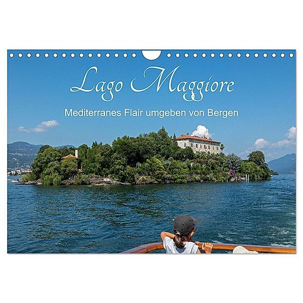 Lago Maggiore - Mediterranes Flair umgeben von Bergen (Wandkalender 2024 DIN A4 quer), CALVENDO Monatskalender, Siegfried Kuttig