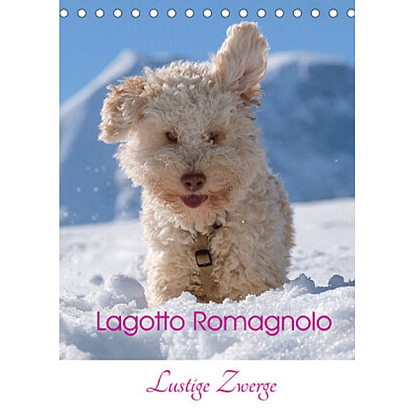 Lagotto Romagnolo - Lustige Zwerge (Tischkalender 2022 DIN A5 hoch), wuffclick-pic
