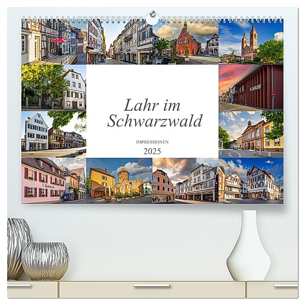 Lahr im Schwarzwald Impression (hochwertiger Premium Wandkalender 2025 DIN A2 quer), Kunstdruck in Hochglanz, Calvendo, Dirk Meutzner