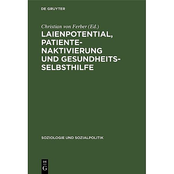 Laienpotential, Patientenaktivierung und Gesundheitsselbsthilfe