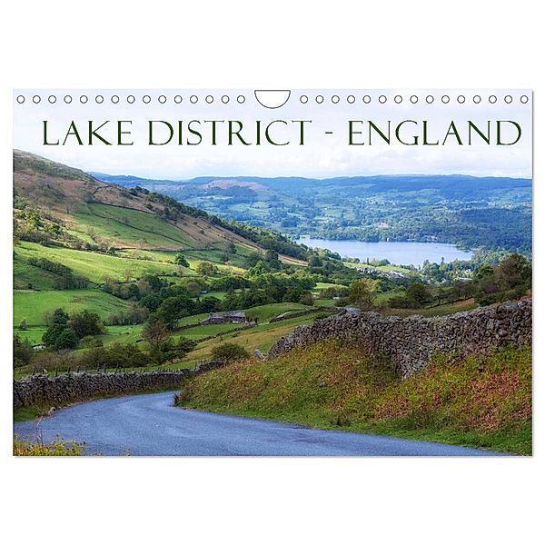 Lake District England (Wandkalender 2024 DIN A4 quer), CALVENDO Monatskalender, Joana Kruse