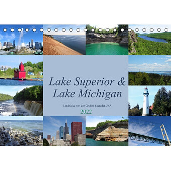 Lake Superior & Lake Michigan (Tischkalender 2022 DIN A5 quer), Martin Rothenhöfer
