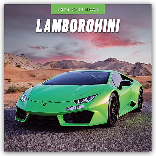 Lamborghini 2025 - 16-Monatskalender, Red Robin Publishing Ltd