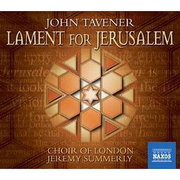 Lament For Jerusalem, Summerly, Choir Of London