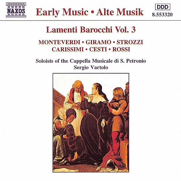 Lamenti Barocchi Vol.3, Sergio Vartolo, Cappella Mus.