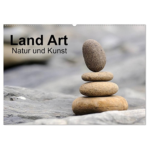 Land Art - Natur und Kunst (Wandkalender 2024 DIN A2 quer), CALVENDO Monatskalender, Matthias Aigner
