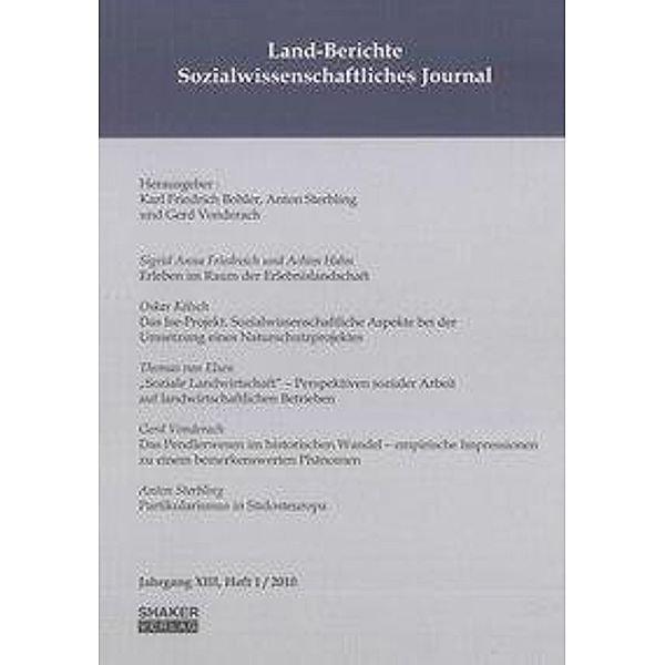 Land-Berichte. Sozialwissenschaftliches Journal