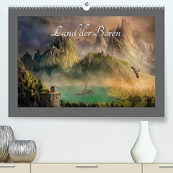 Land der Bären (Premium, hochwertiger DIN A2 Wandkalender 2023, Kunstdruck in Hochglanz), Simone Wunderlich